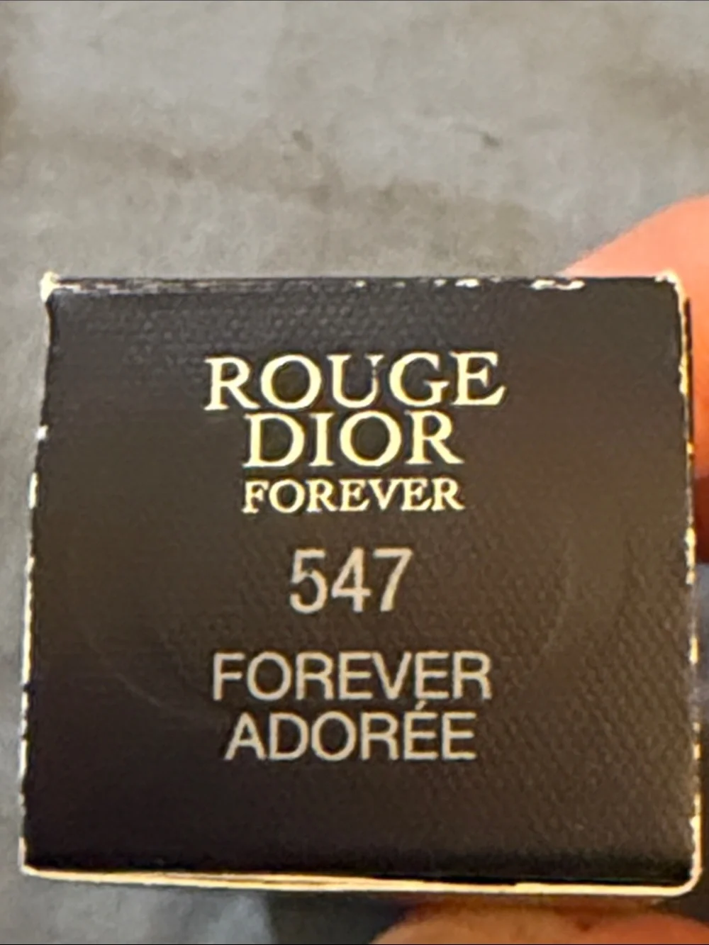 Dior Rouge Dior Forever Lipstick — Black & Gold Packaging - 547 Forever Adoree